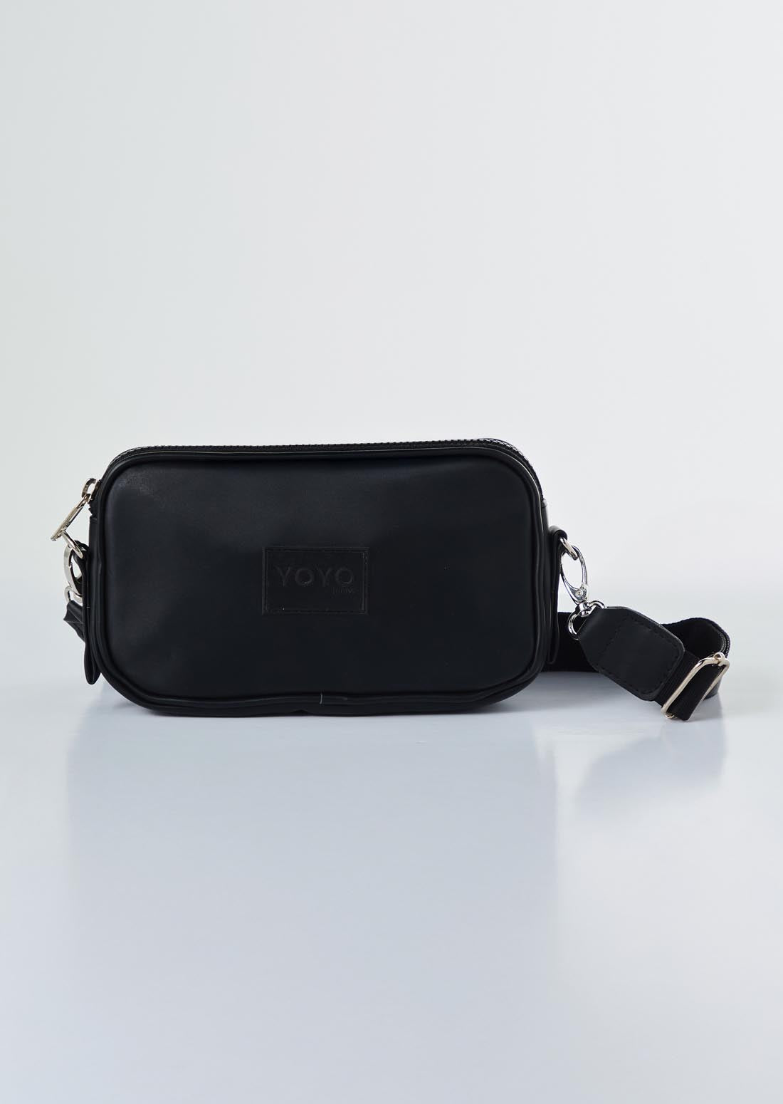 Bolso tipo bandolera negro para jóvenes