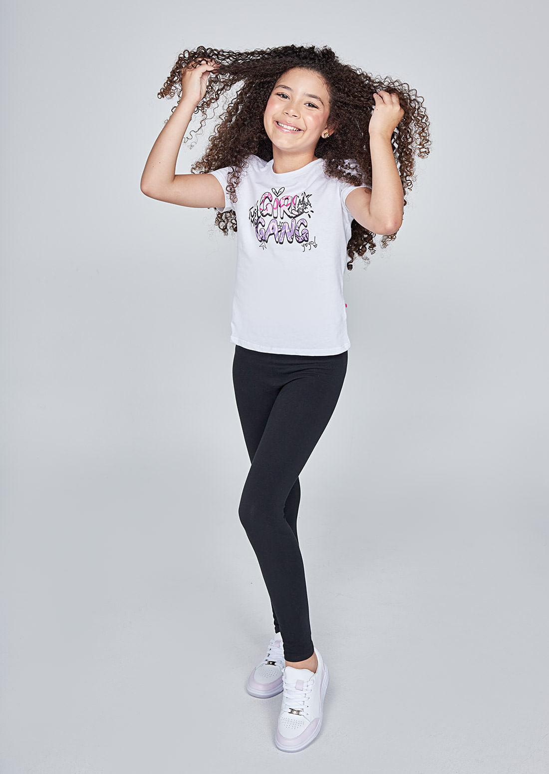 Leggins negros fondo entero para niñas