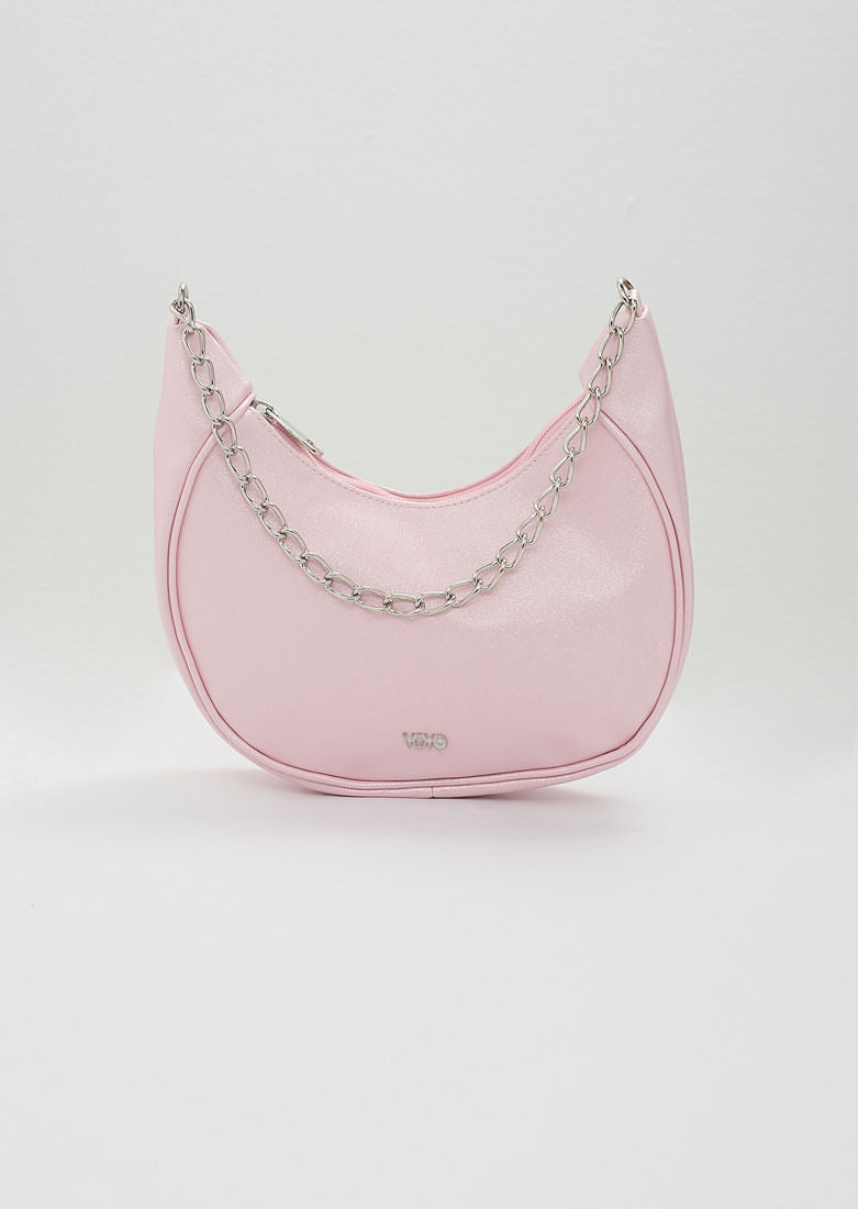 Bolso rosa con textura para jóvenes