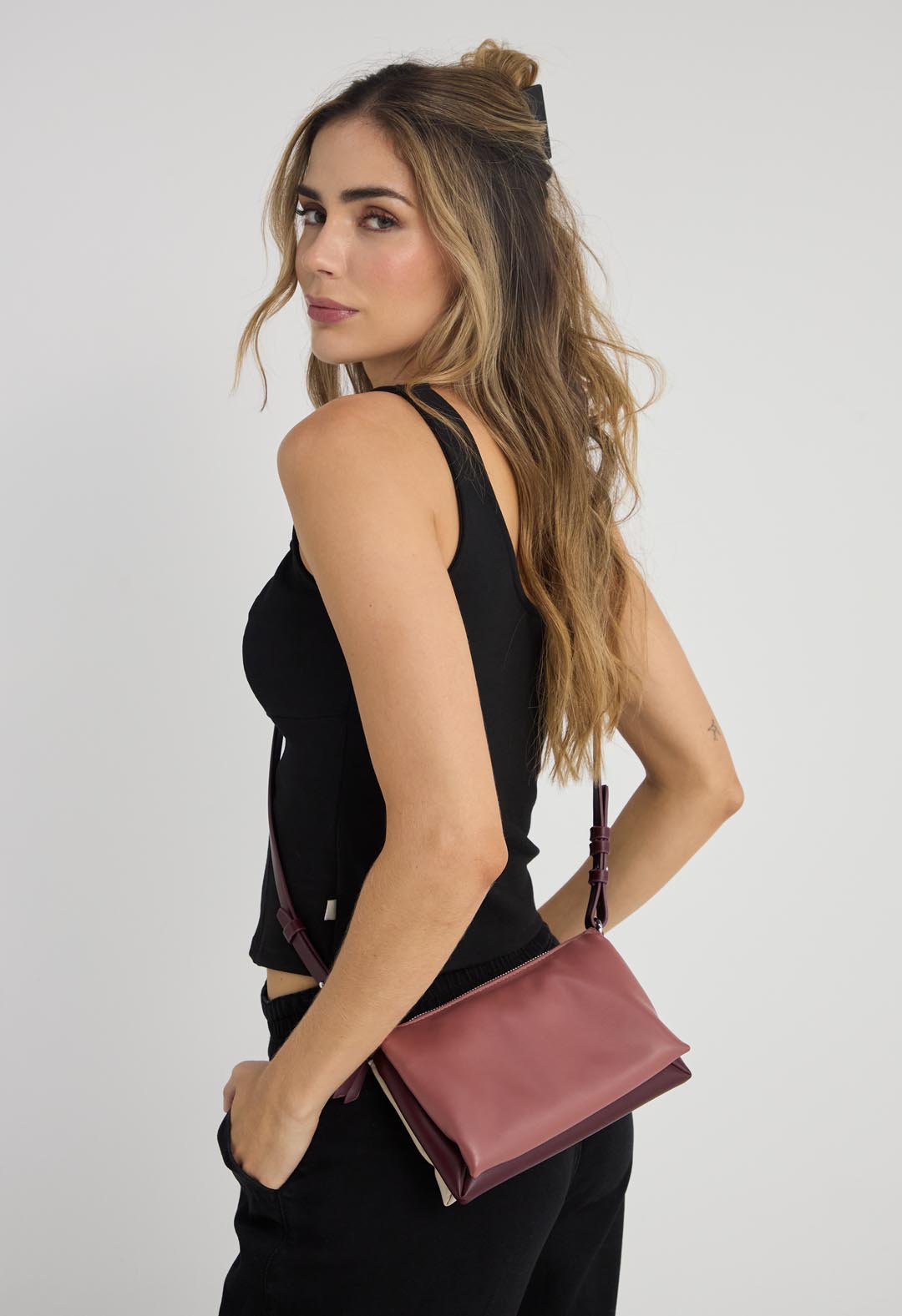 Bolso bandolera rojo