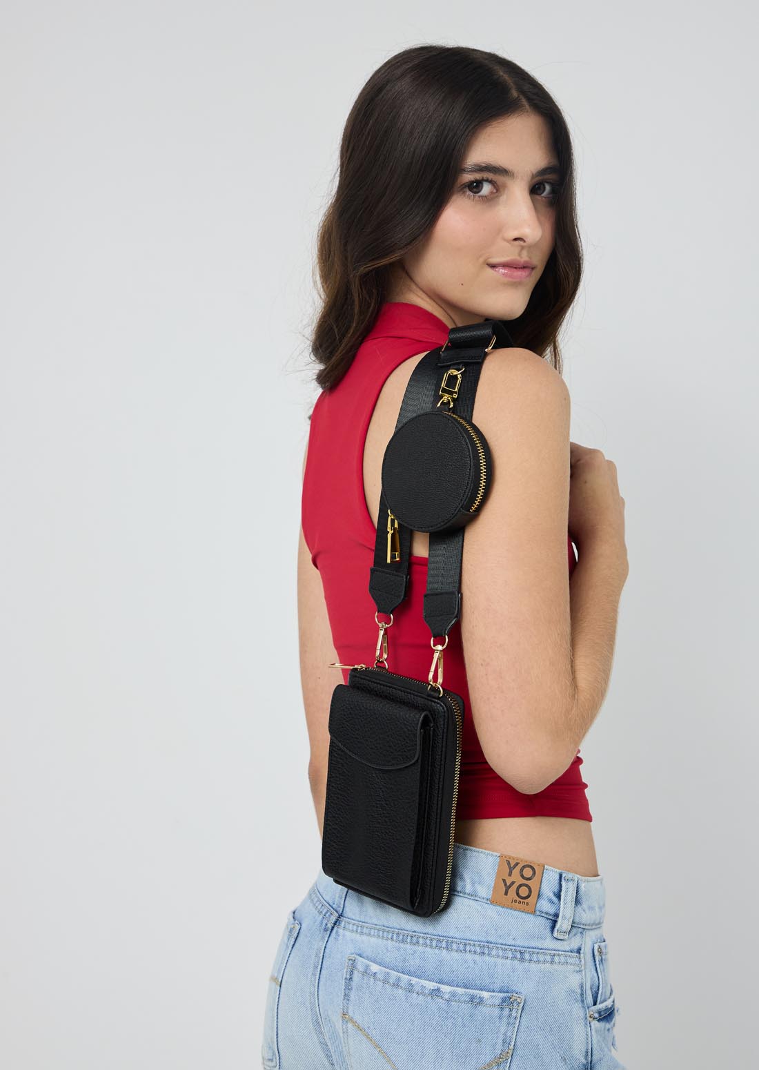 Bolso manos libres negro