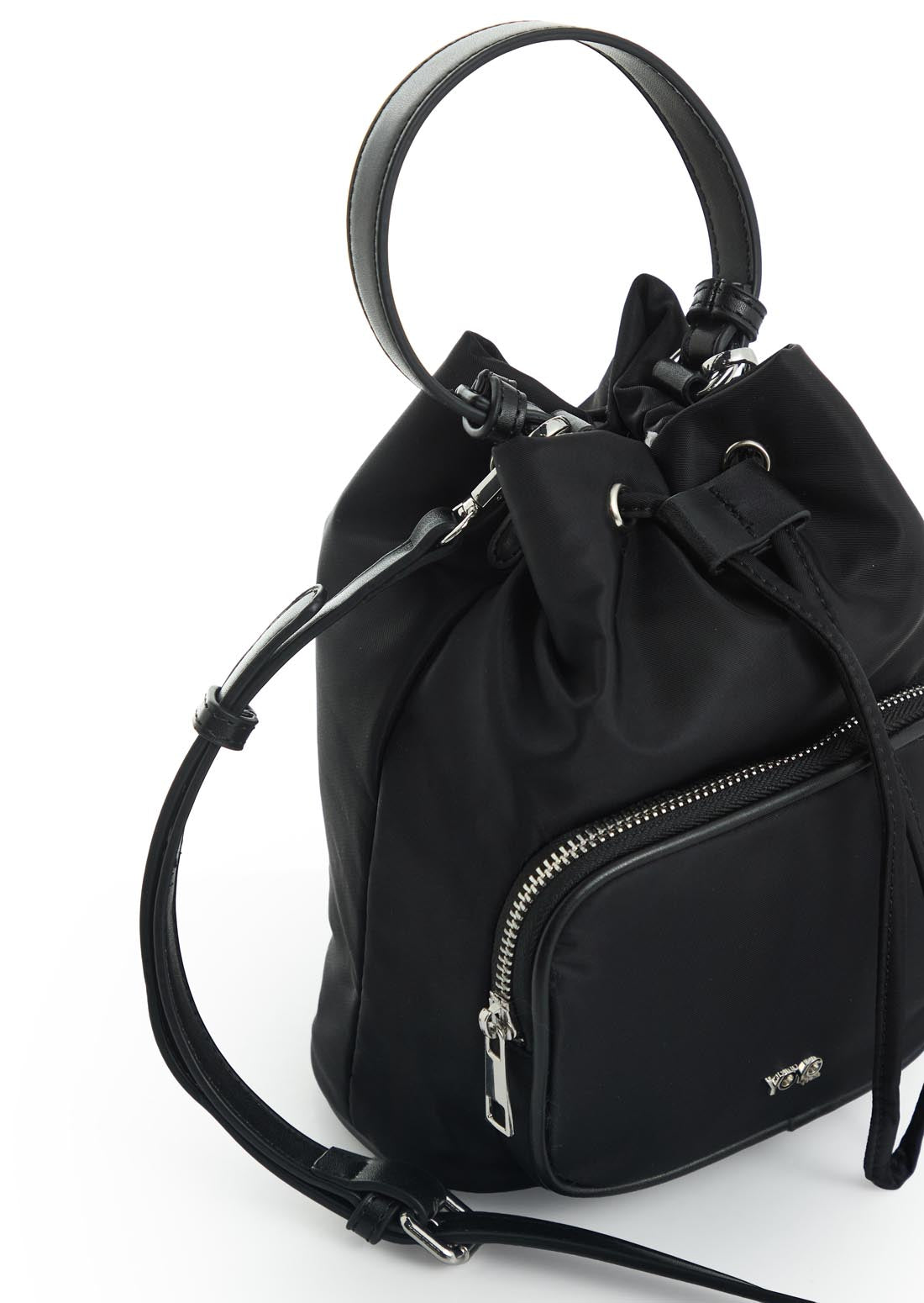 Bolso de mano negro para jóvenes