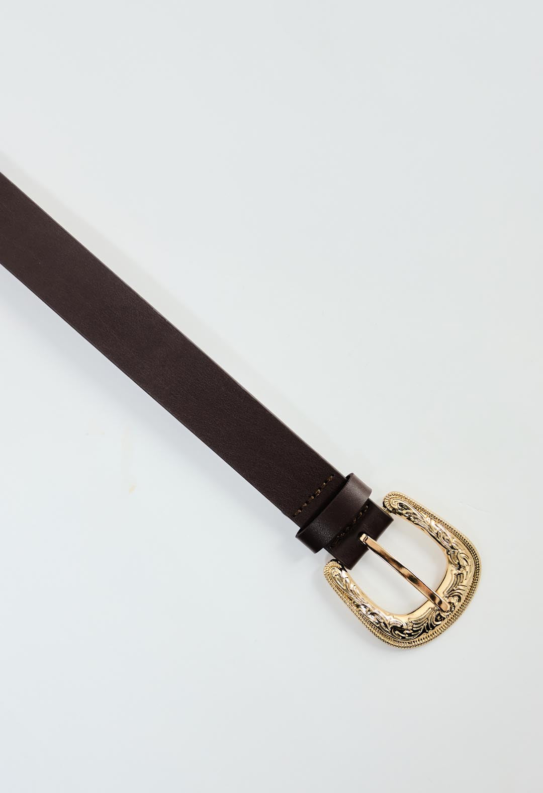 Correa chocolate con taches