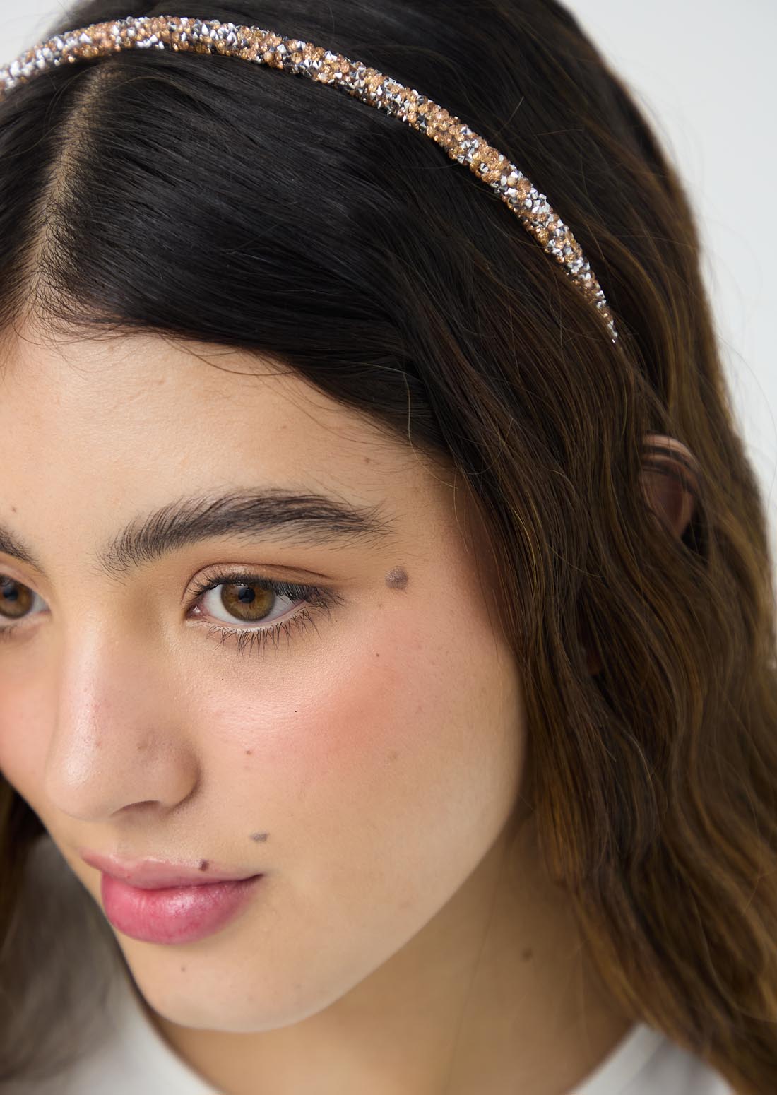 Dúo de diademas brillantes