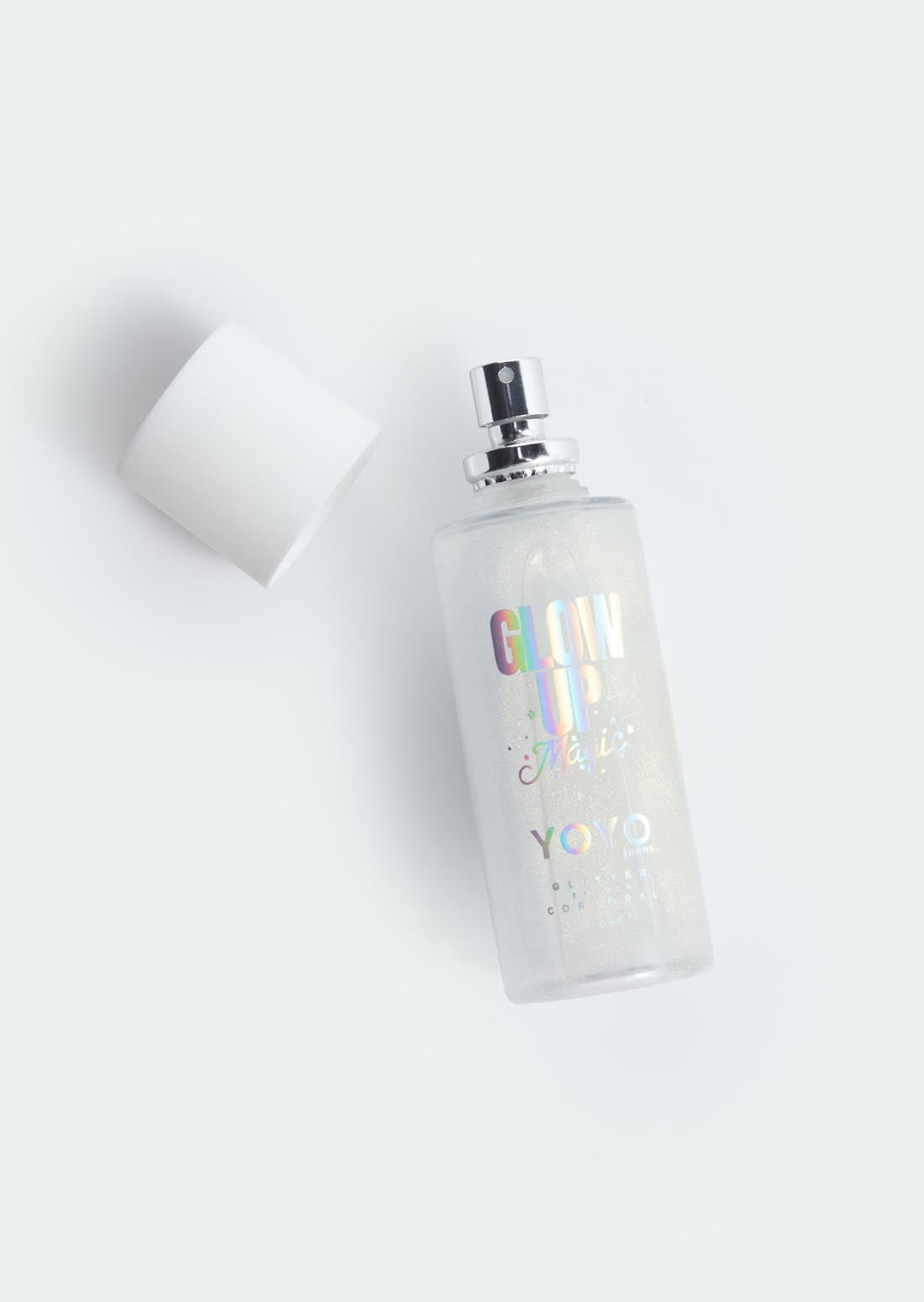 Glitter corporal blanco para jóvenes