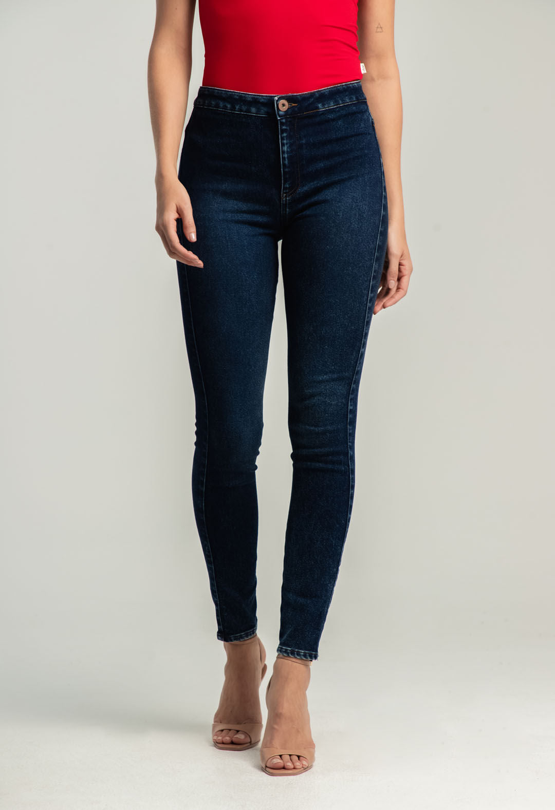 Pantalones vaqueros elastik de mujer con bolsillos decorativos, estilo medio y marca Stop, en color azul denim.