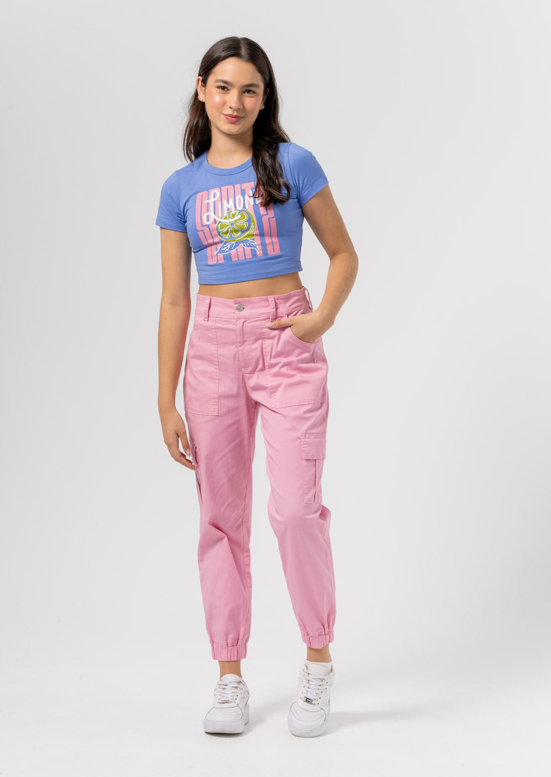 Jogger palo rosa ajustable en bota para adolescentes – Stop Jeans