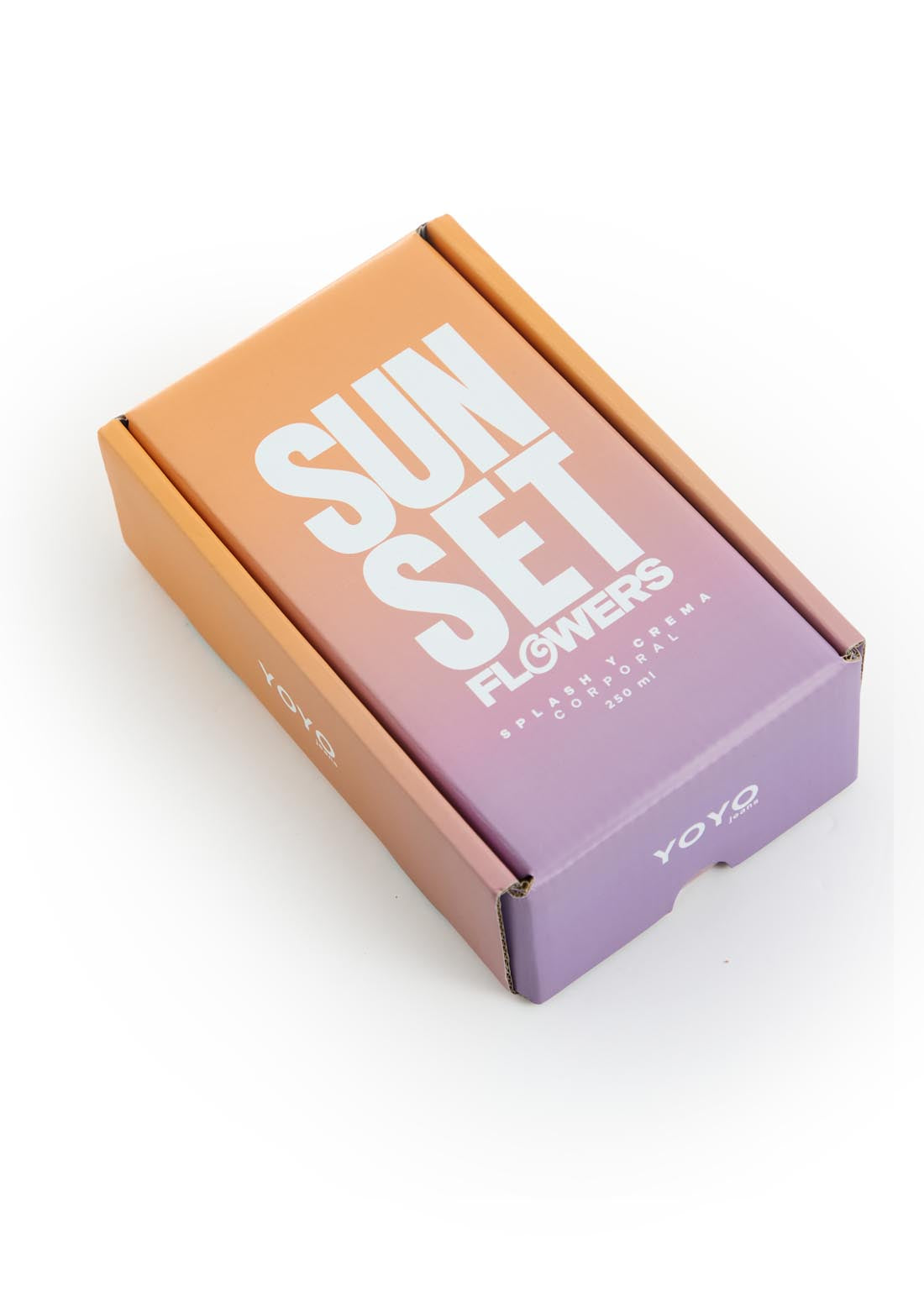 Kit splash y crema Sunset Flowers para jóvenes