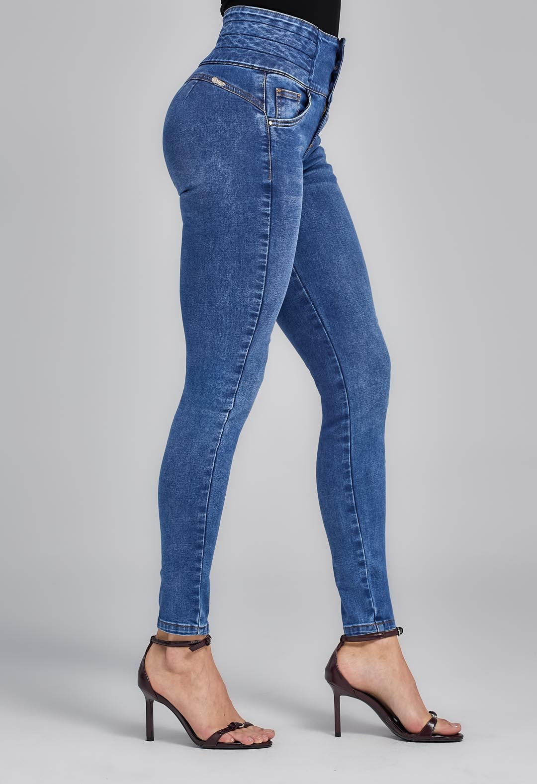 Jean lipojean medio tiro alto para mujeres – Stop Jeans