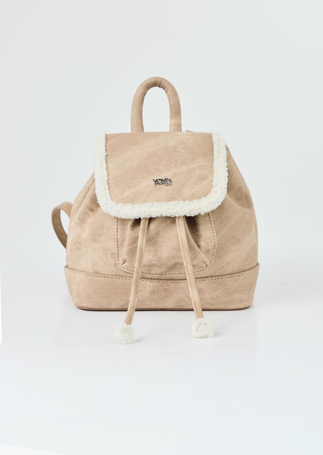 Morral arena afelpado en tapa