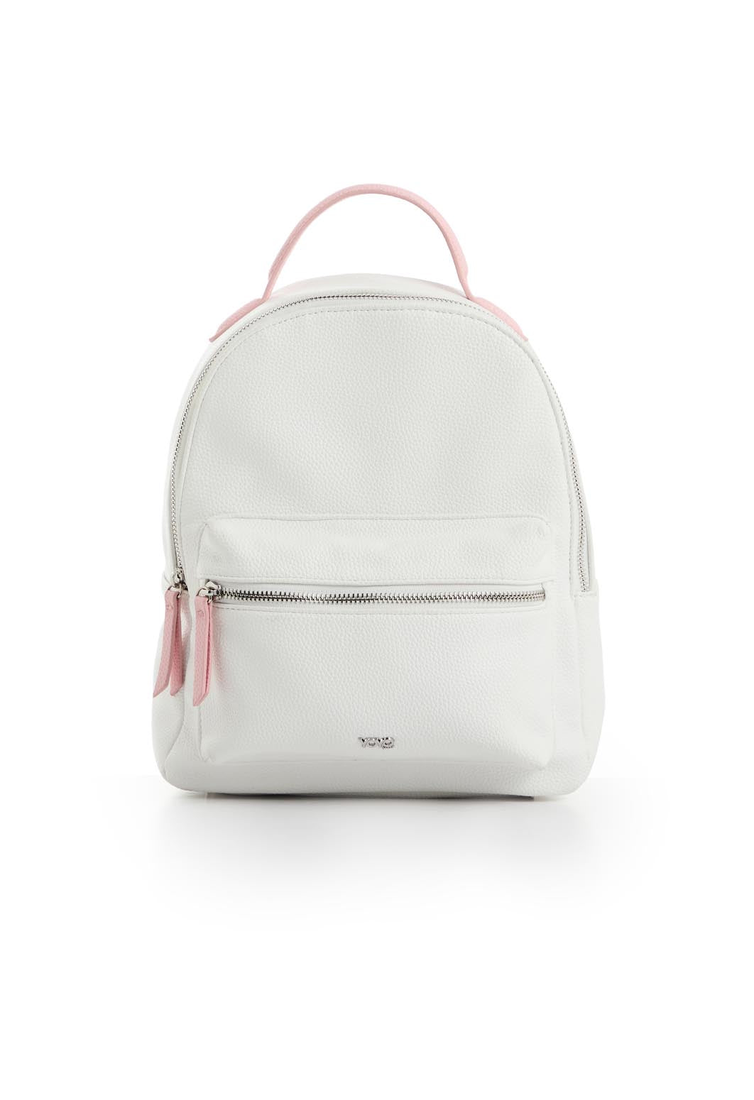 Morral marfil con cargaderas en contraste para jóvenes.