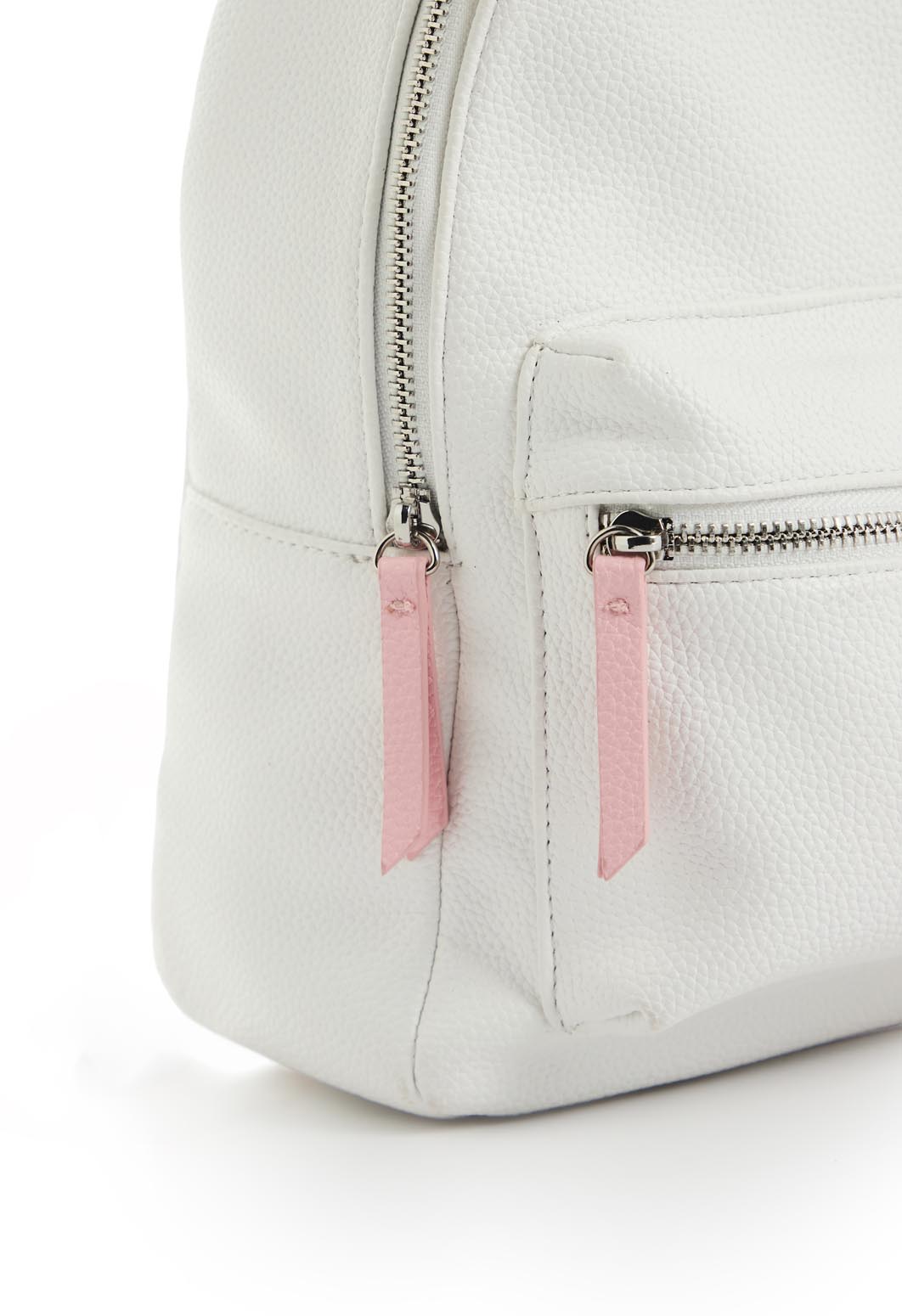 Morral marfil con cargaderas en contraste para jóvenes.