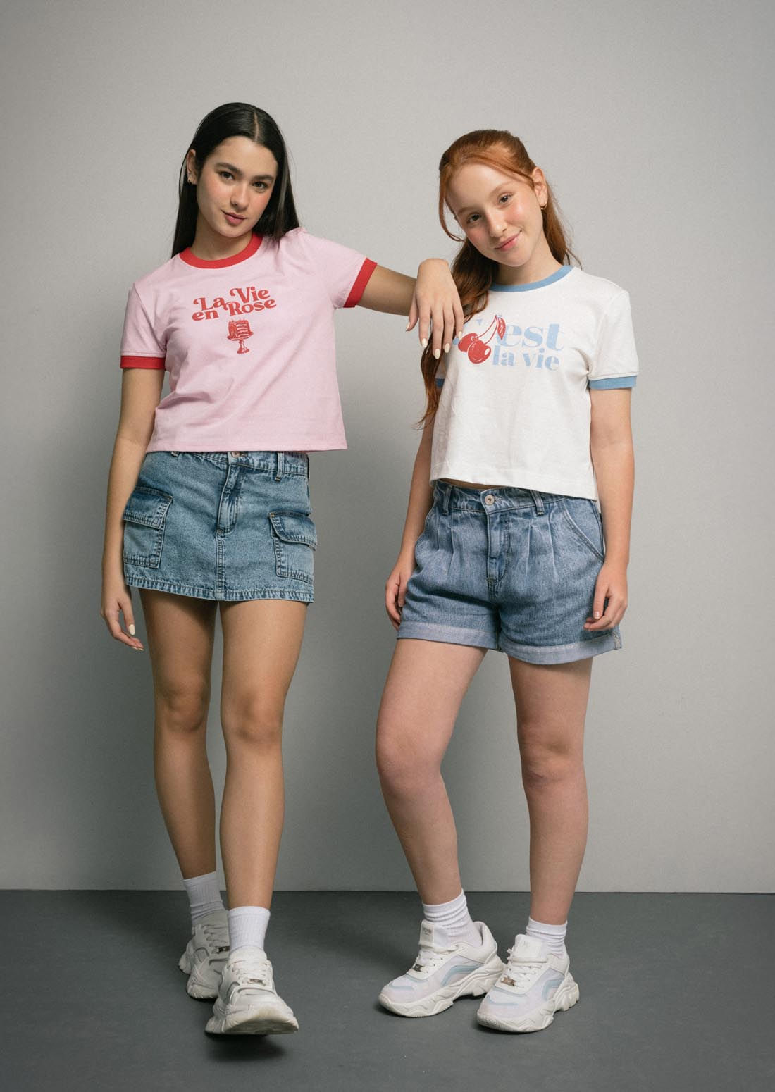 Short claro con bolsillos para adolescentes
