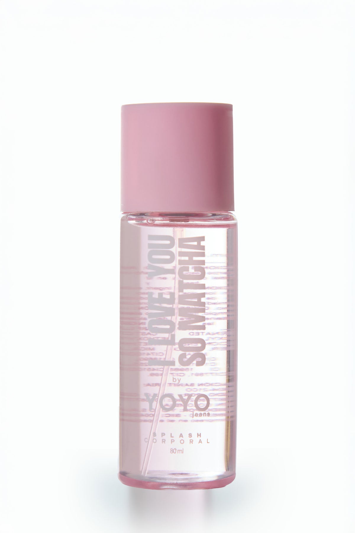 Splash corporal I LOVE YOU SO MATCHA de color rosa para jóvenes