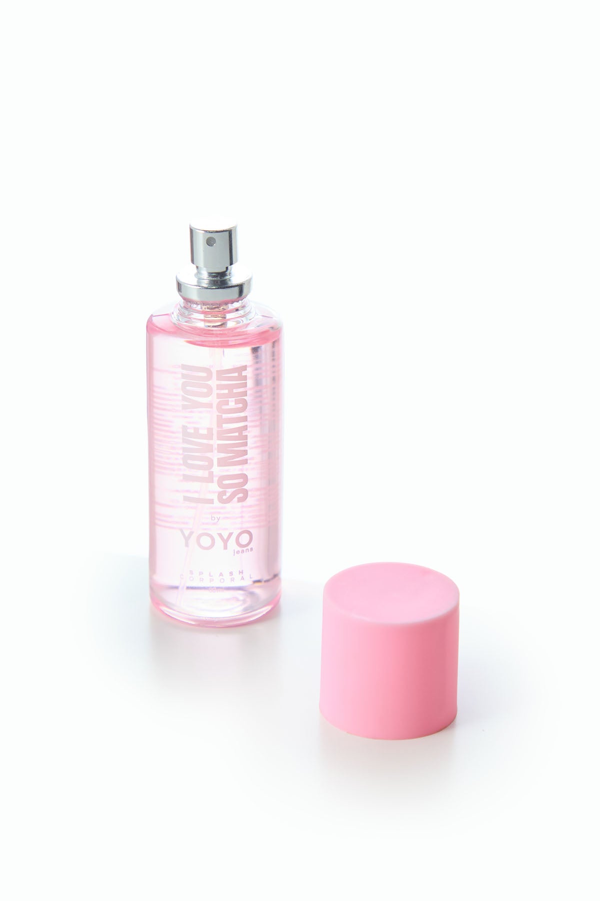 Splash corporal I LOVE YOU SO MATCHA de color rosa para jóvenes