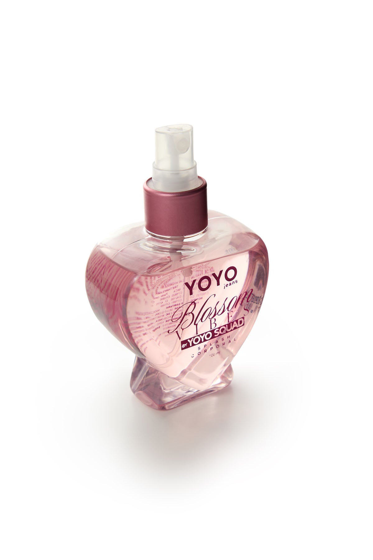 Perfume corporal LUV rosa claro para jóvenes