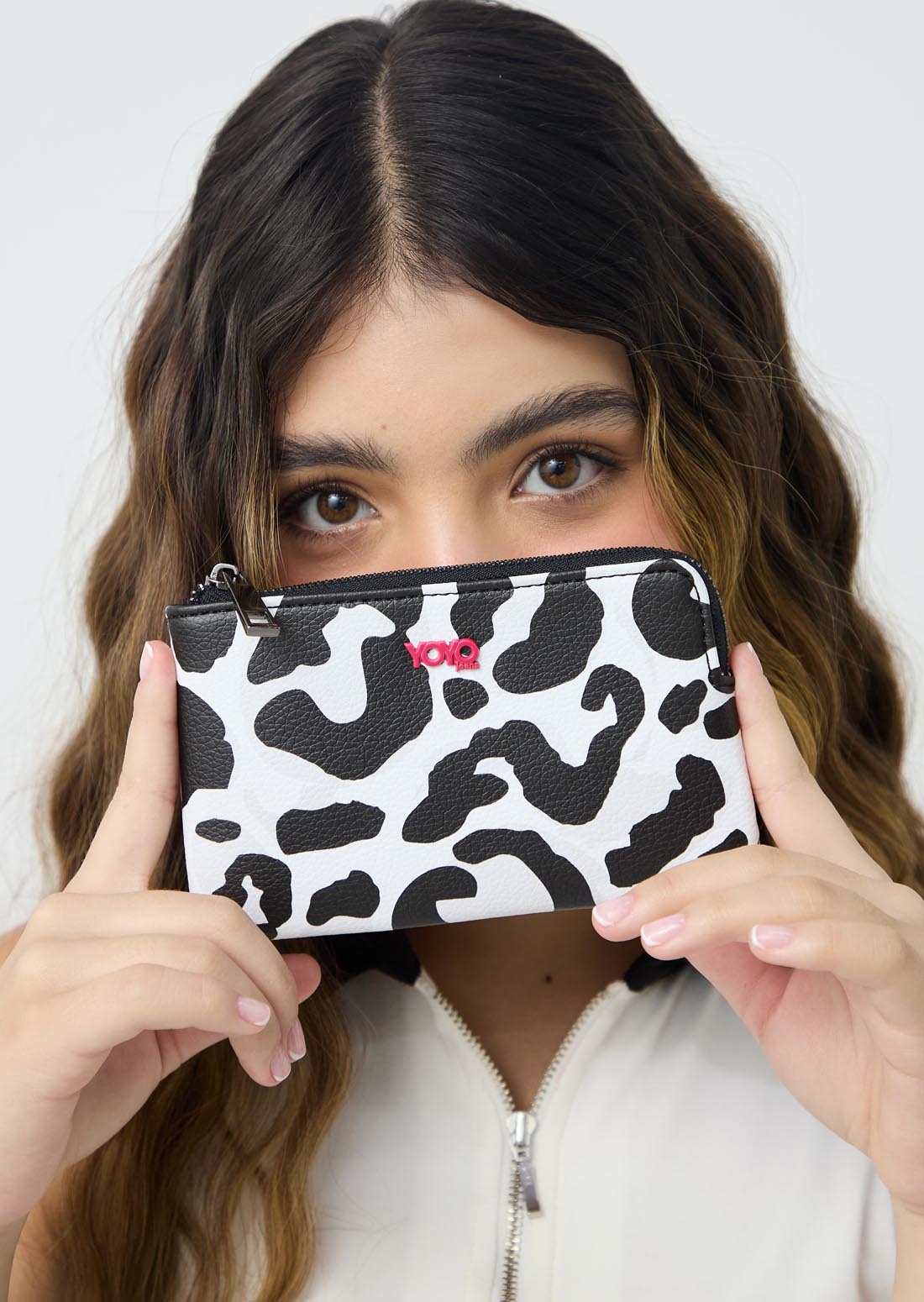 Tarjetero animal print