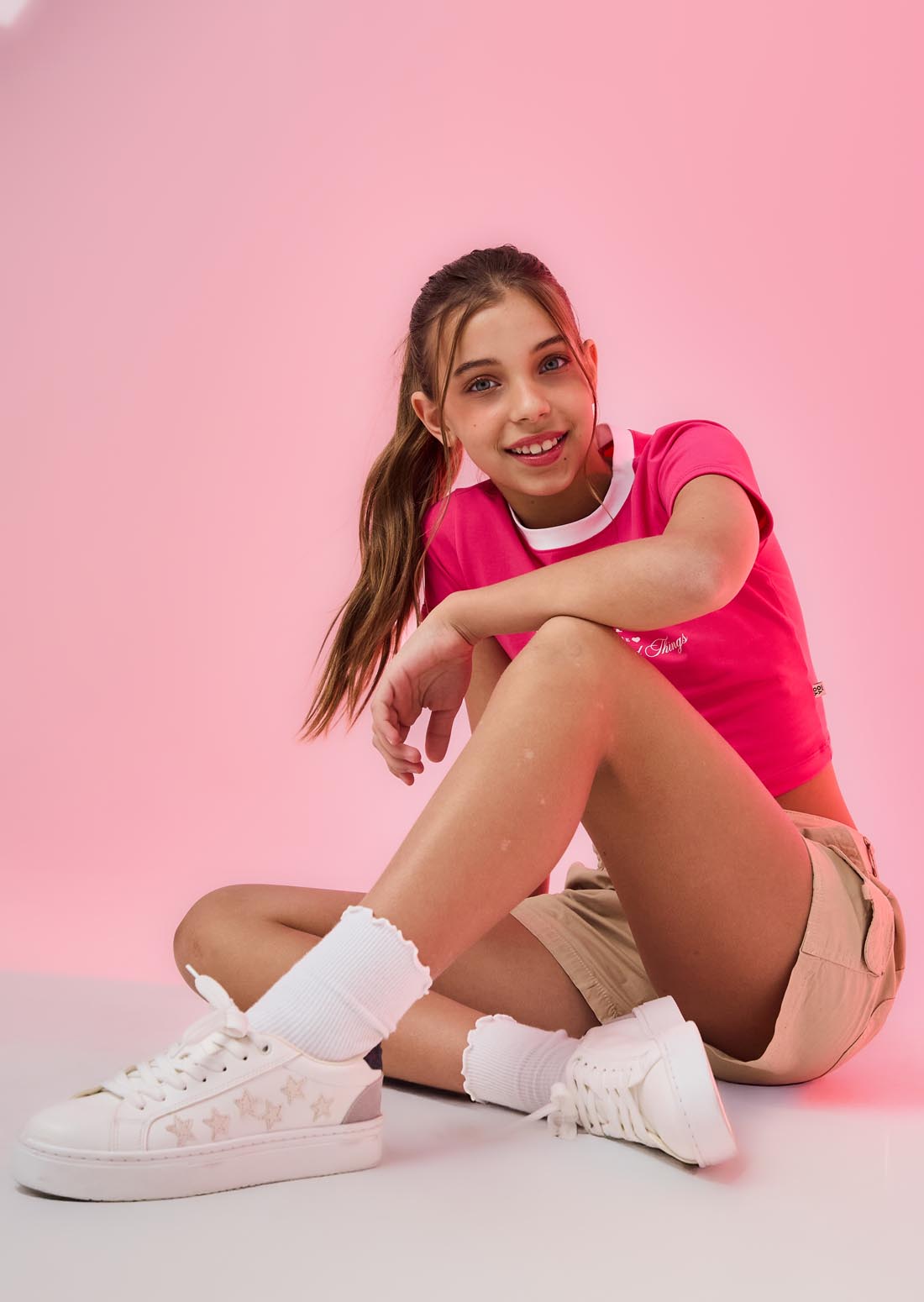 Tenis blancos con estrellas