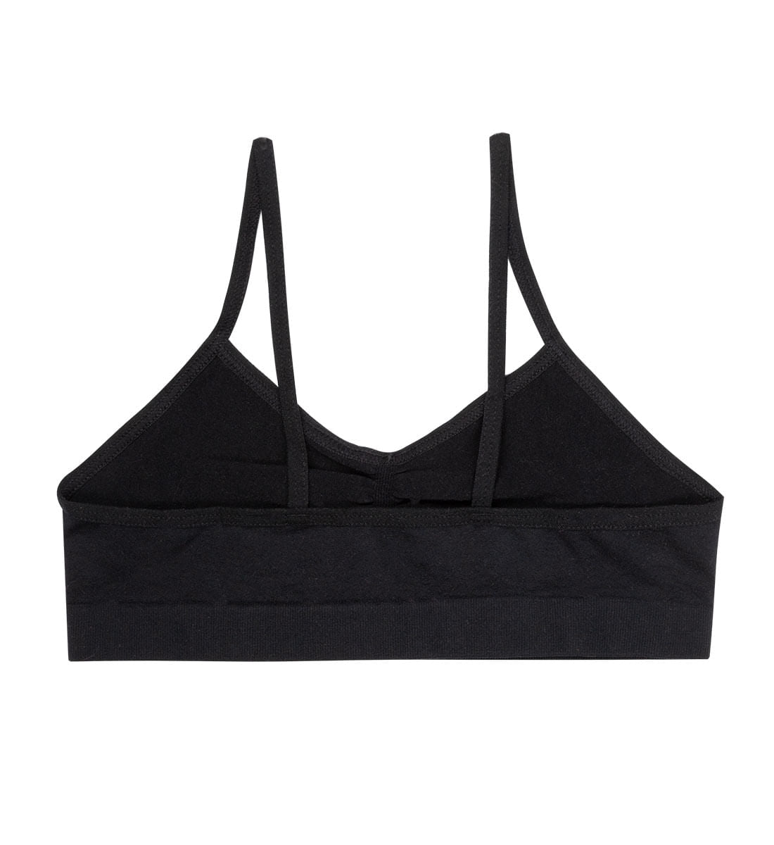 Top básico negra para niñas