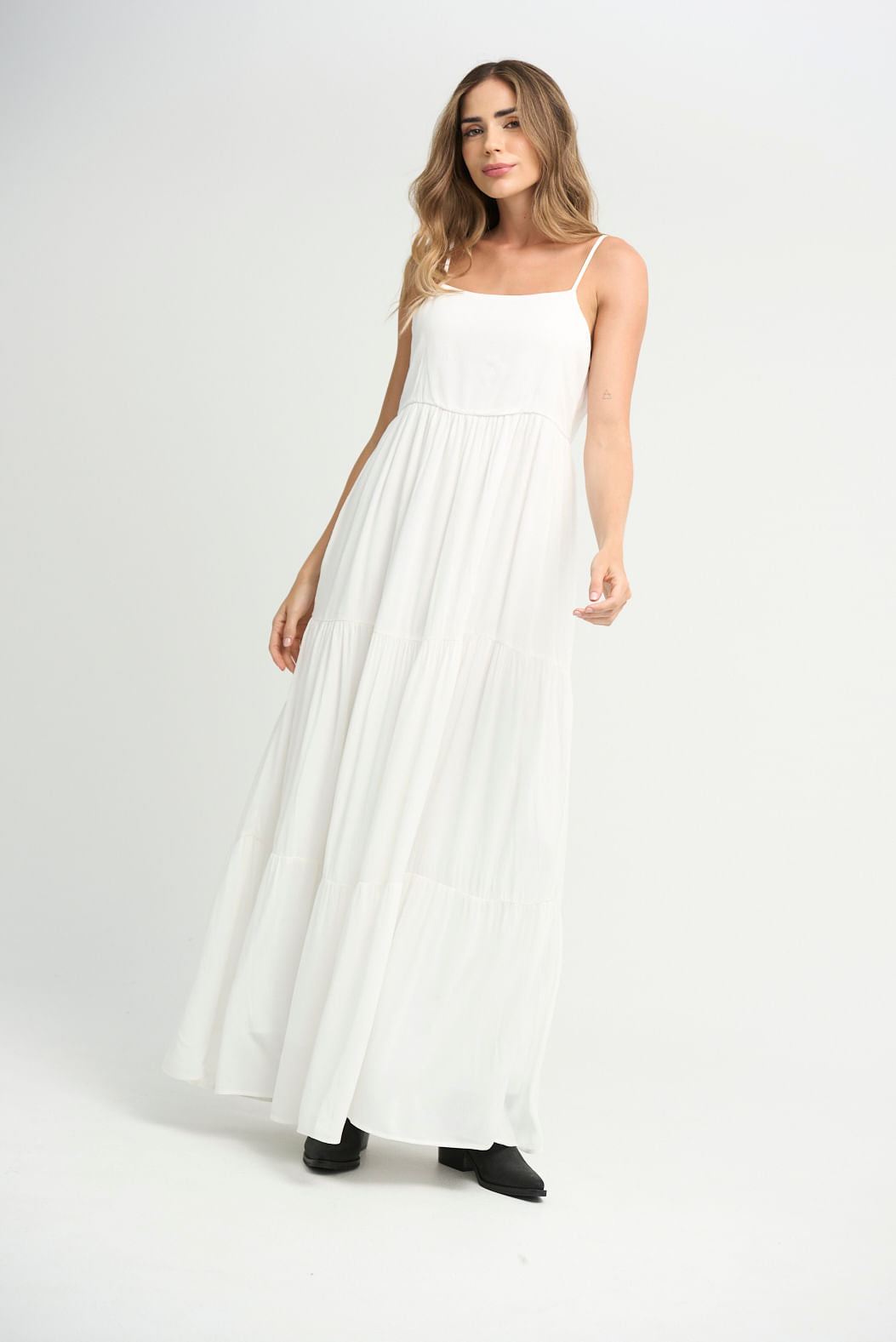 Vestido marfil con boleros para mujeres