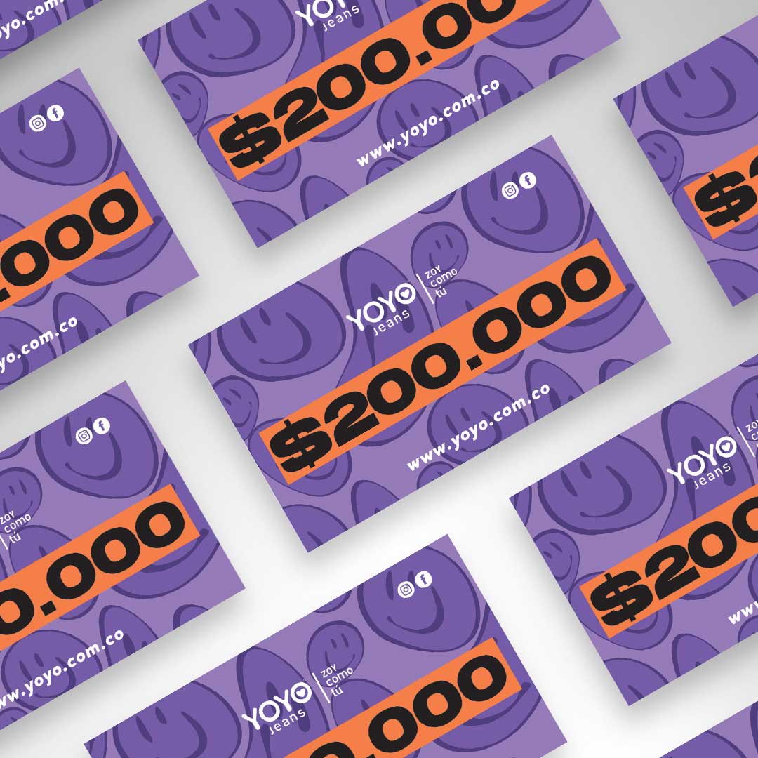 Tarjeta Regalo YOYO 200.000