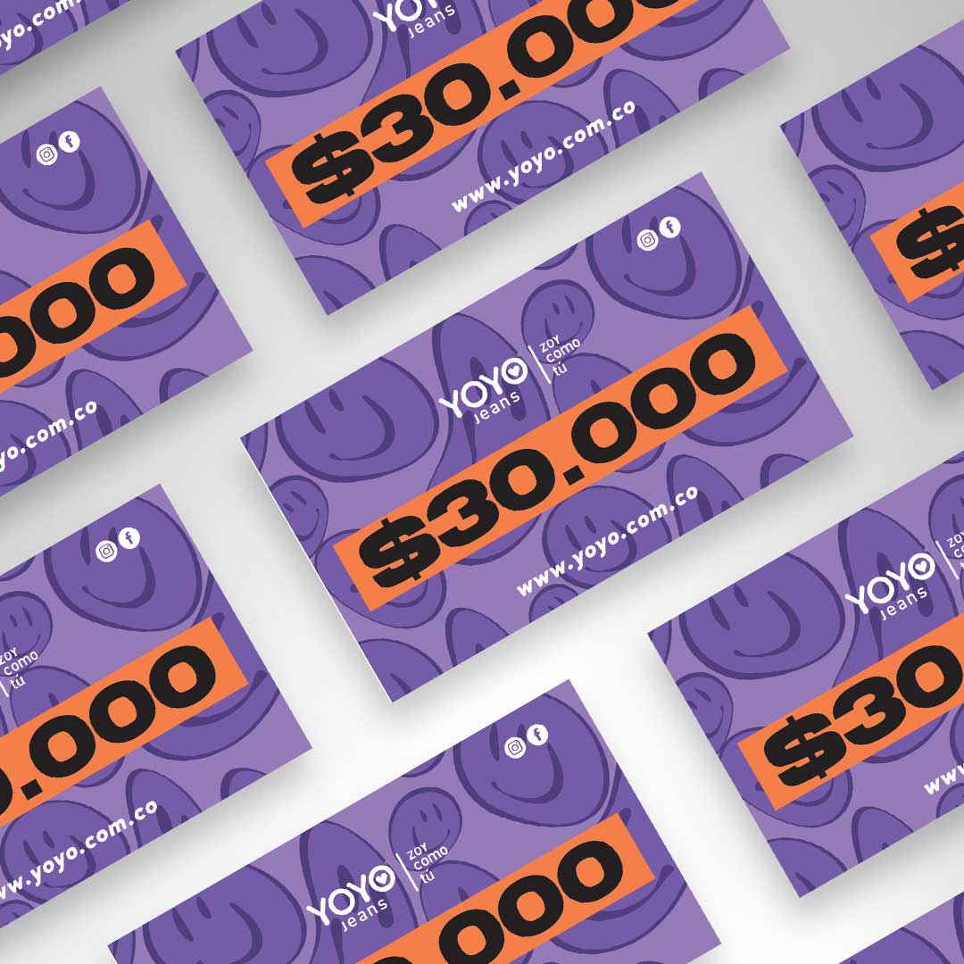 Tarjeta Regalo YOYO 30.000