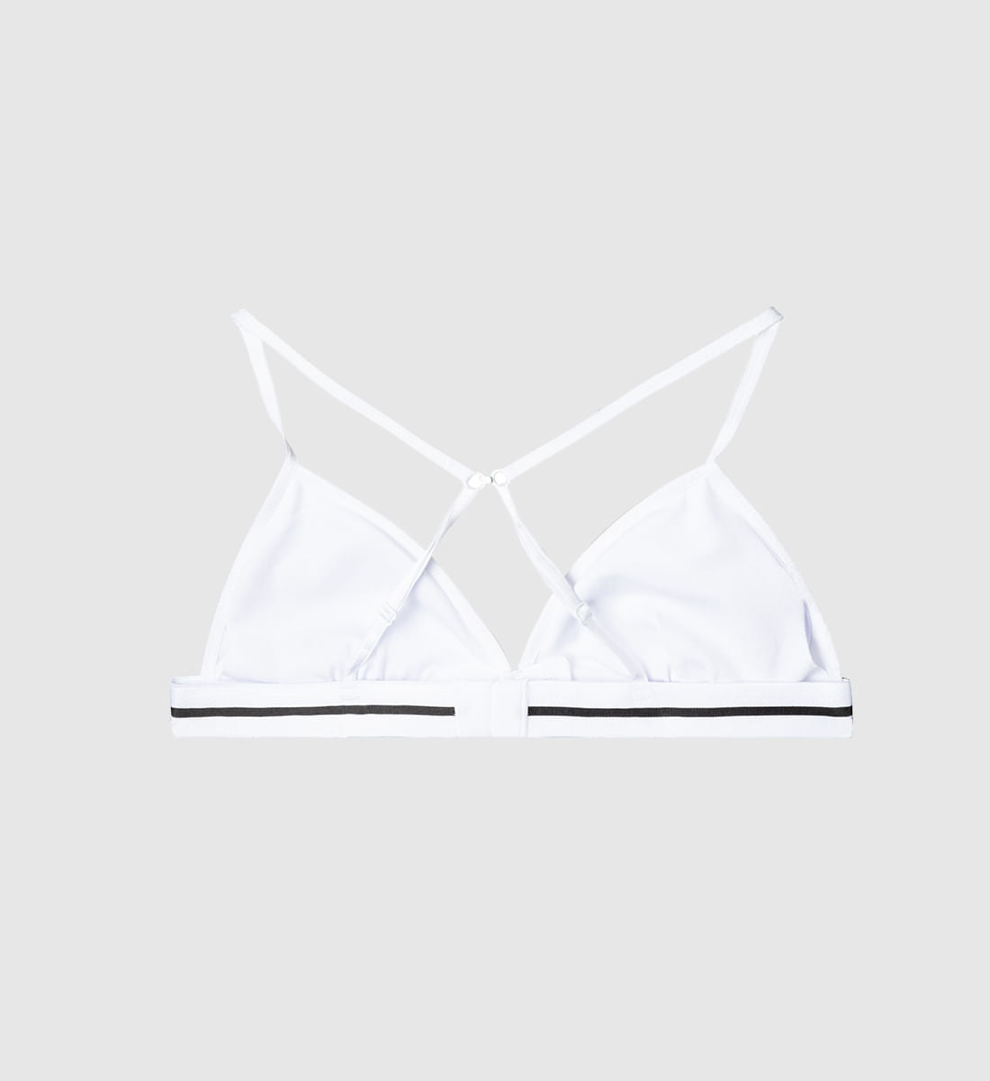 Top blanco fondo entero para niñas