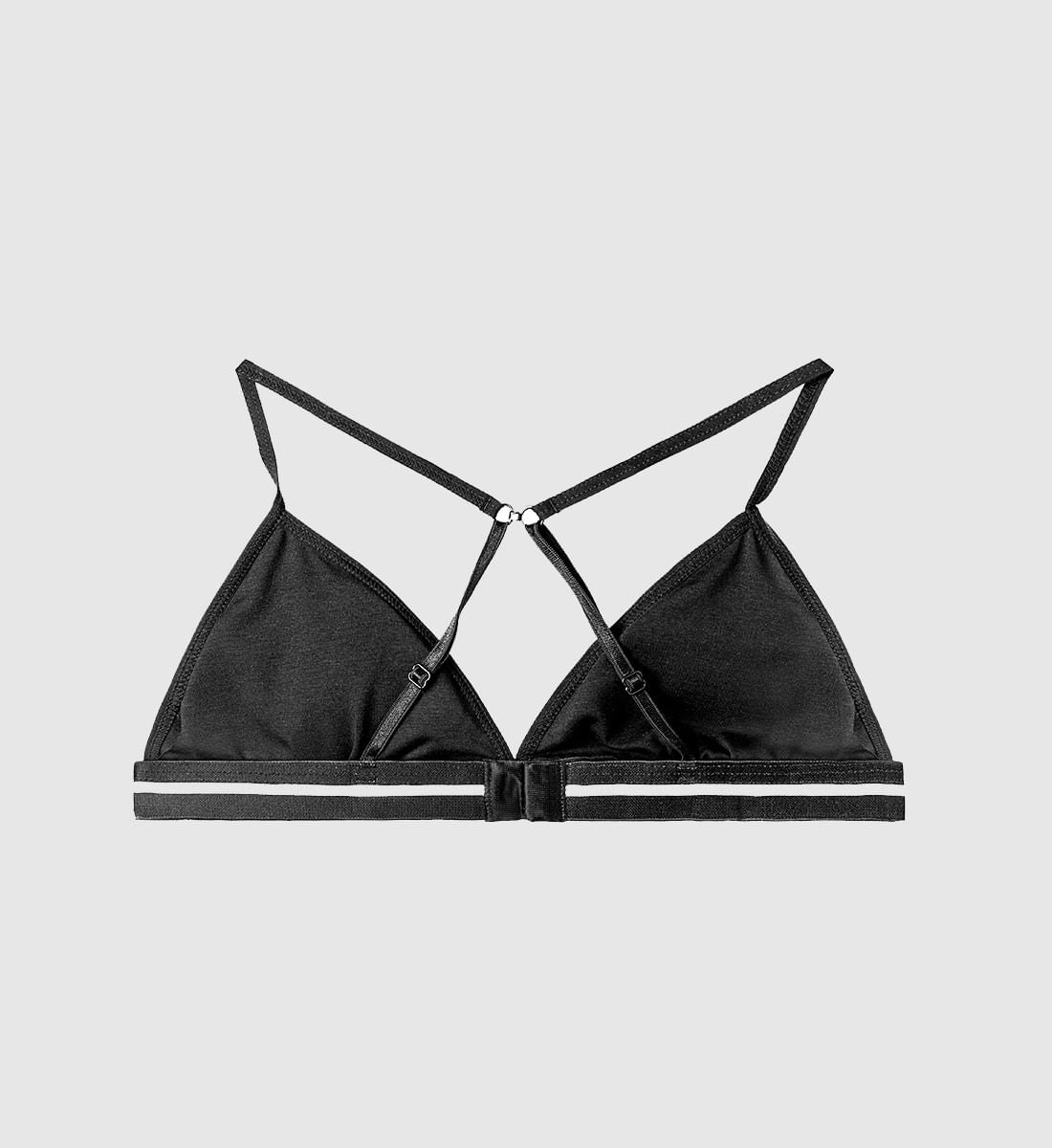 Top negro fondo entero para niñas