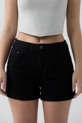 Short tono negro fondo entero para jóvenes