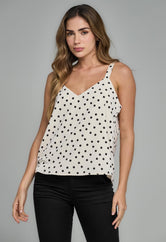 Blusa marfil de pepas para mujeres