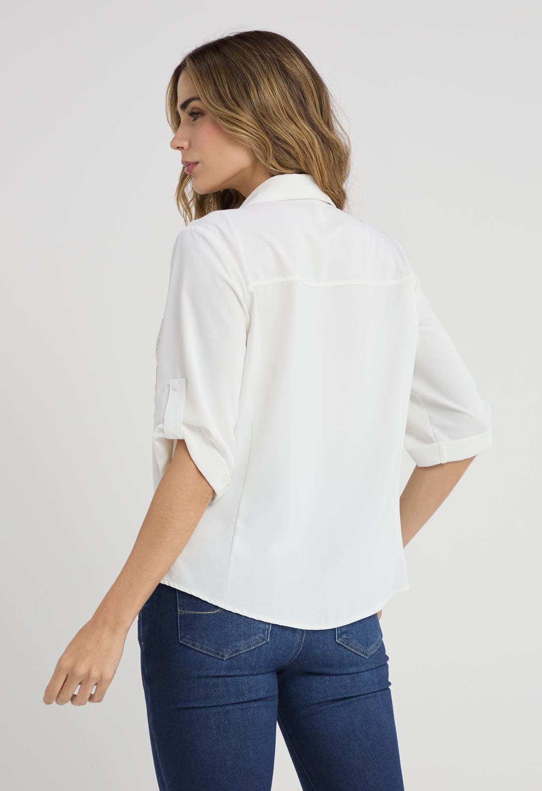 Blusa con manga 3/4 para mujer