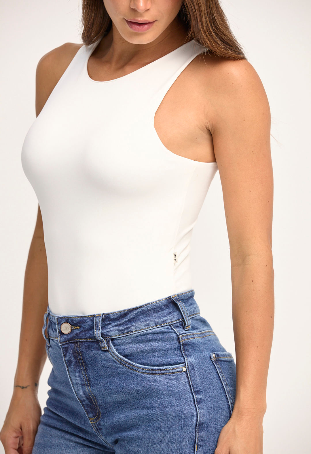 Body marfil manga sisa para mujeres