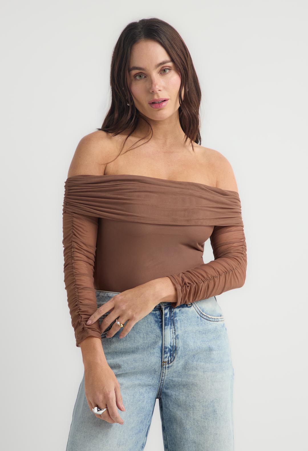 Body chocolate en malla para mujer