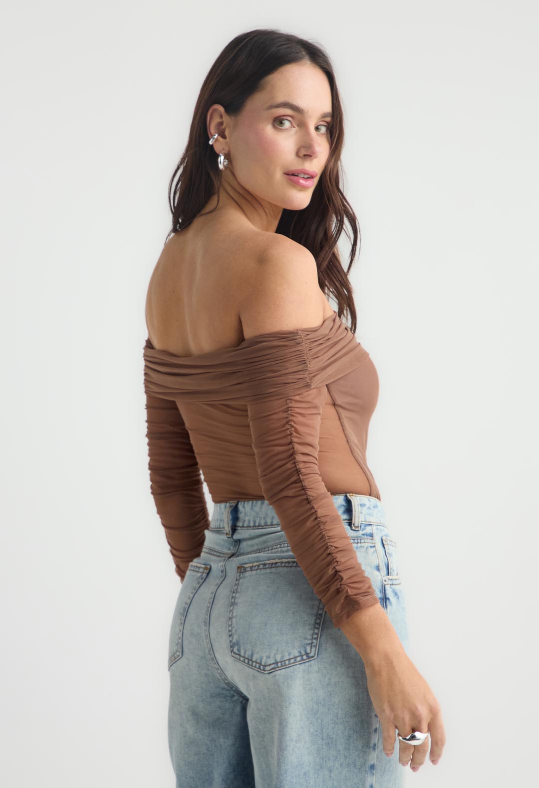 Body chocolate en malla para mujer