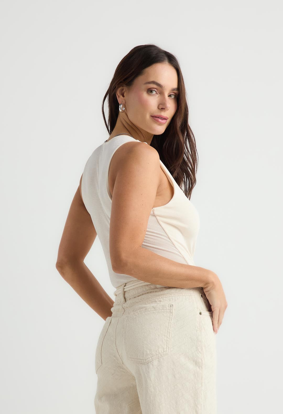 Body arena cruzado en frente para mujer