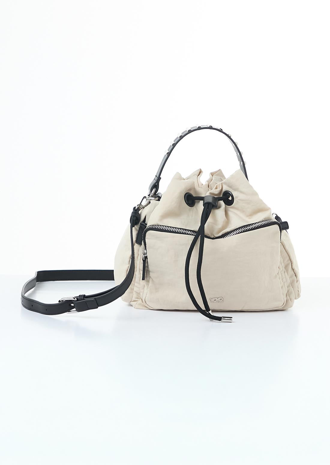 Bolso arena con bolsillo frontal