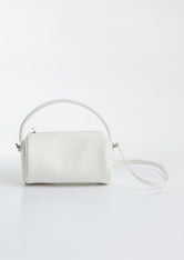Bolso marfil en forma de cilindro para jóvenes
