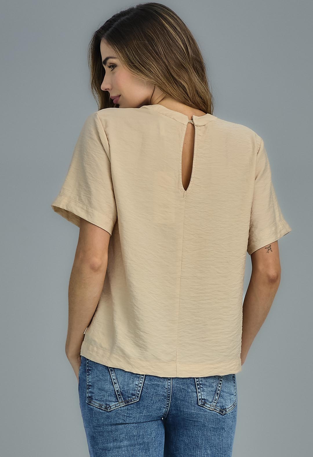 Blusa arena fondo entero para mujeres