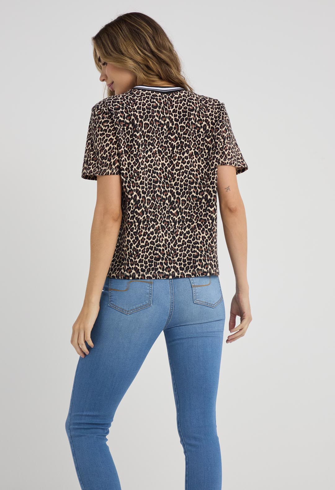 Camiseta arena full print para mujeres