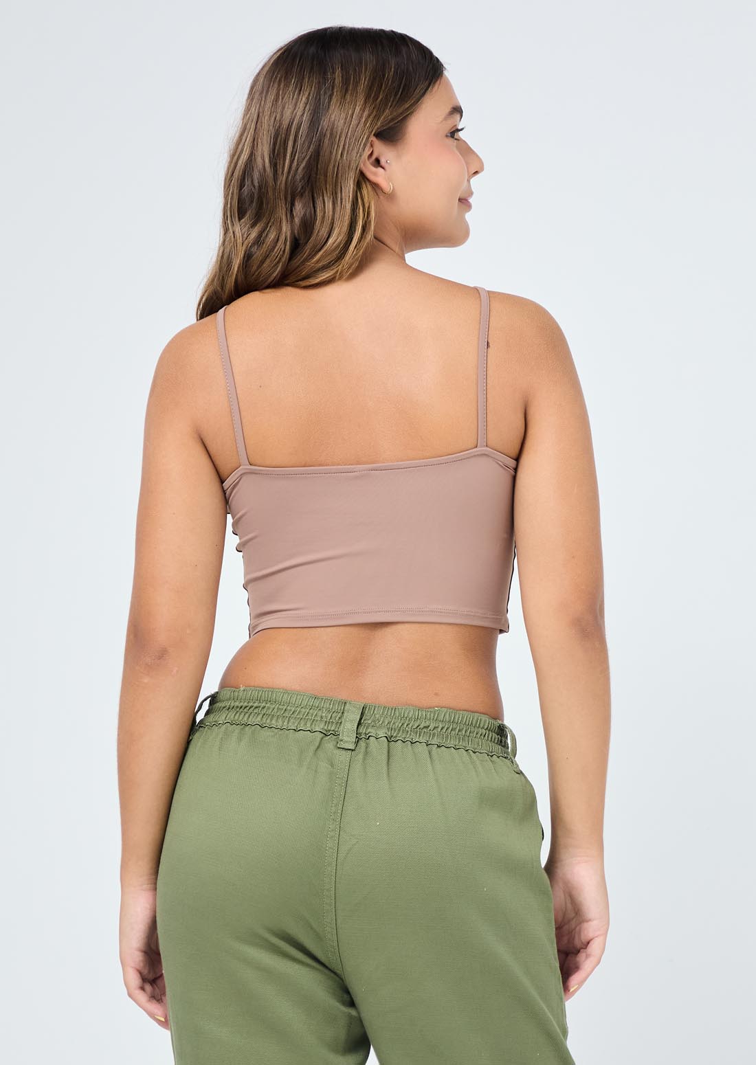 Camiseta chocolate ajustada para jóvenes