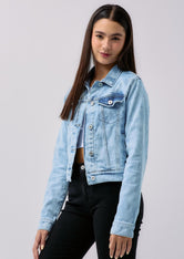 Chaqueta lavado medio y básica para adolescentes