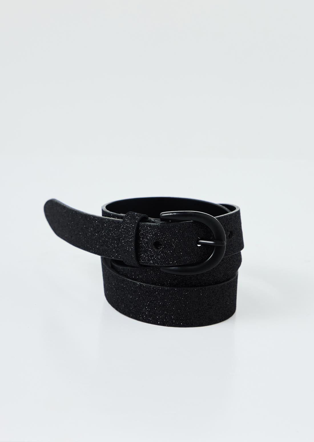 Correa negra con glitter