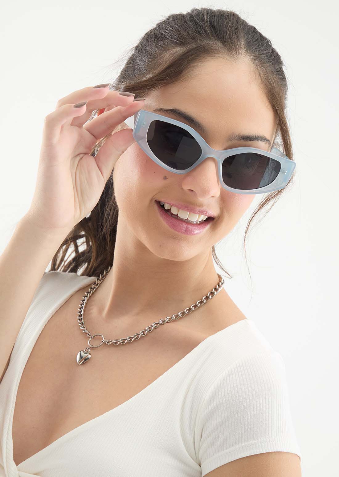 Gafas retro azules
