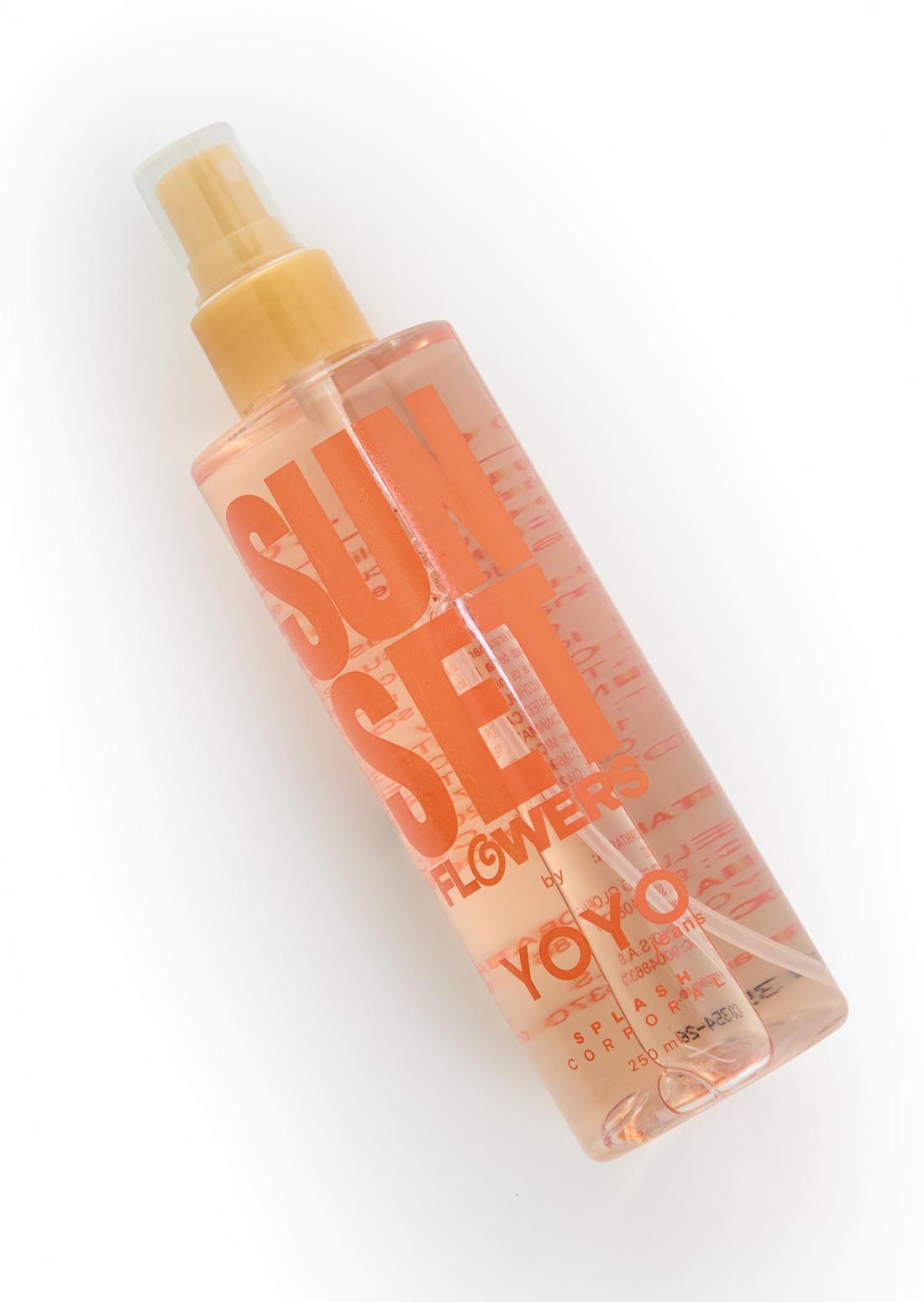Kit splash y crema Sunset Flowers para jóvenes