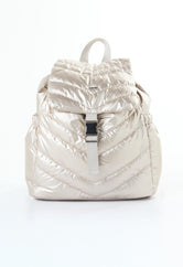 Morral dorado acolchado