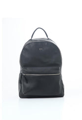 Morral grande negro con cierres metálicos
