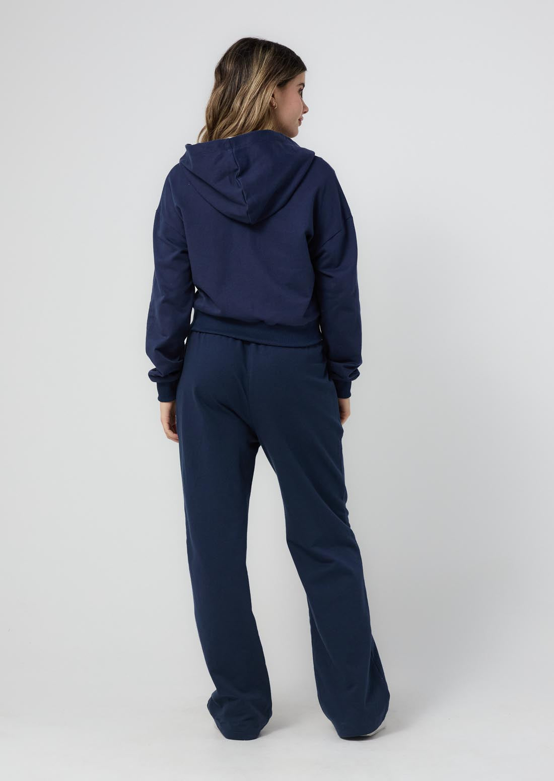Pantalón azul navy básico para jóvenes
