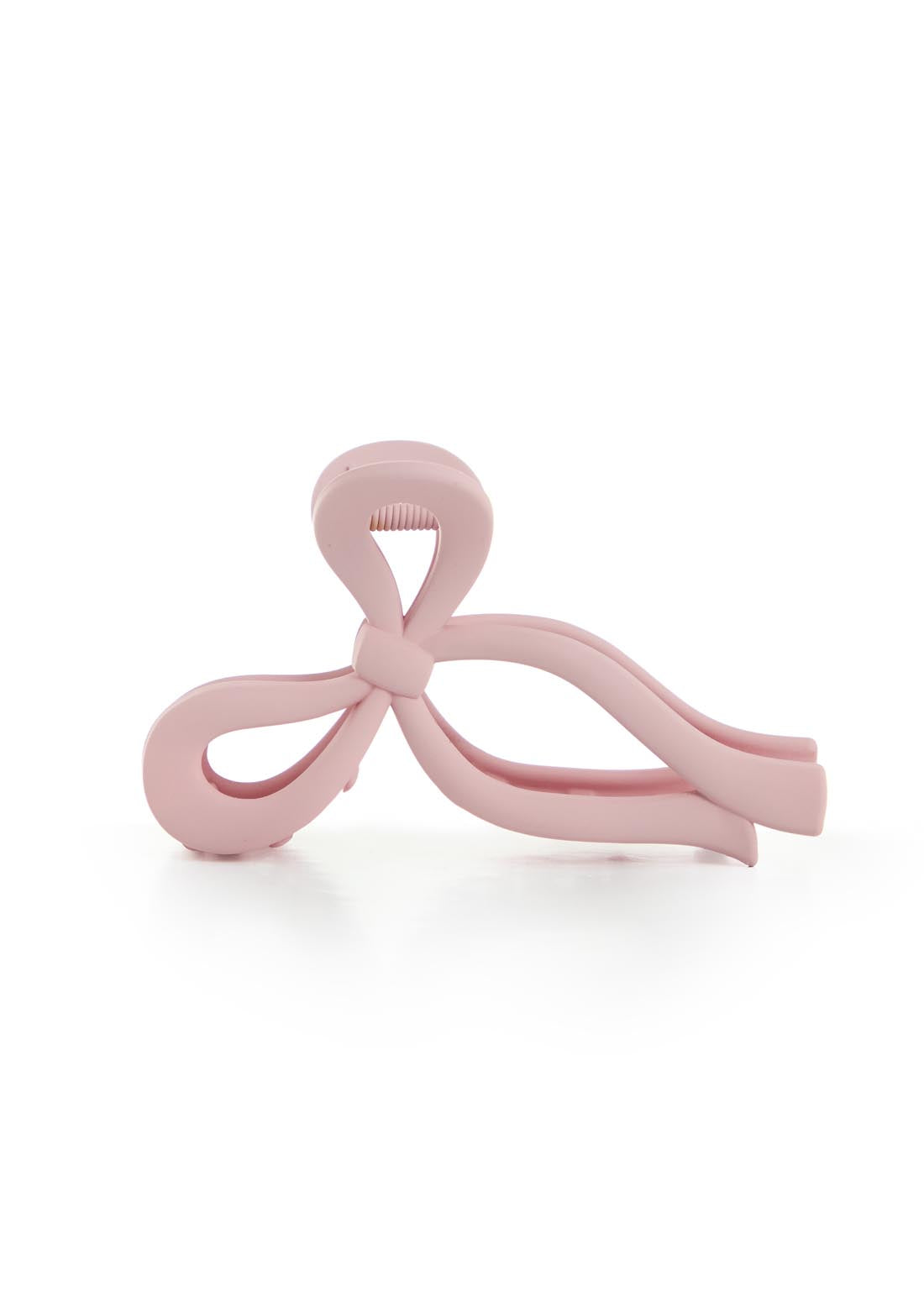 Pinza rosa en forma de moño para el cabello para jóvenes