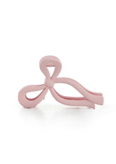 Pinza rosa en forma de moño para el cabello para jóvenes