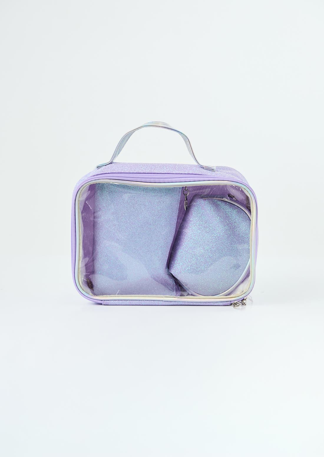 Set viajero lila para jóvenes